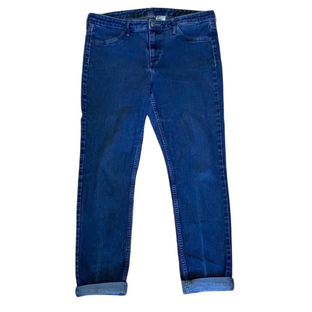H&M Ankle Cuffed Light Wash Skinny Jeans Women’s Size 32